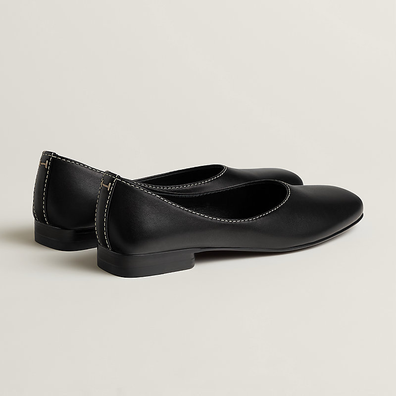 Liz ballet flat - Black | Hermès Canada